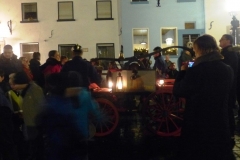 Feuerwehrwagen auf dem Andreasmarkt
