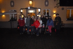 Gruppenfoto mit Nachtwächter